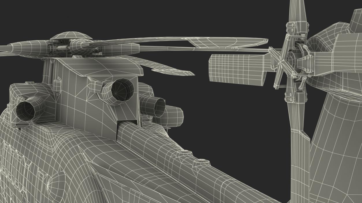 3D Search and Rescue Helicopter model