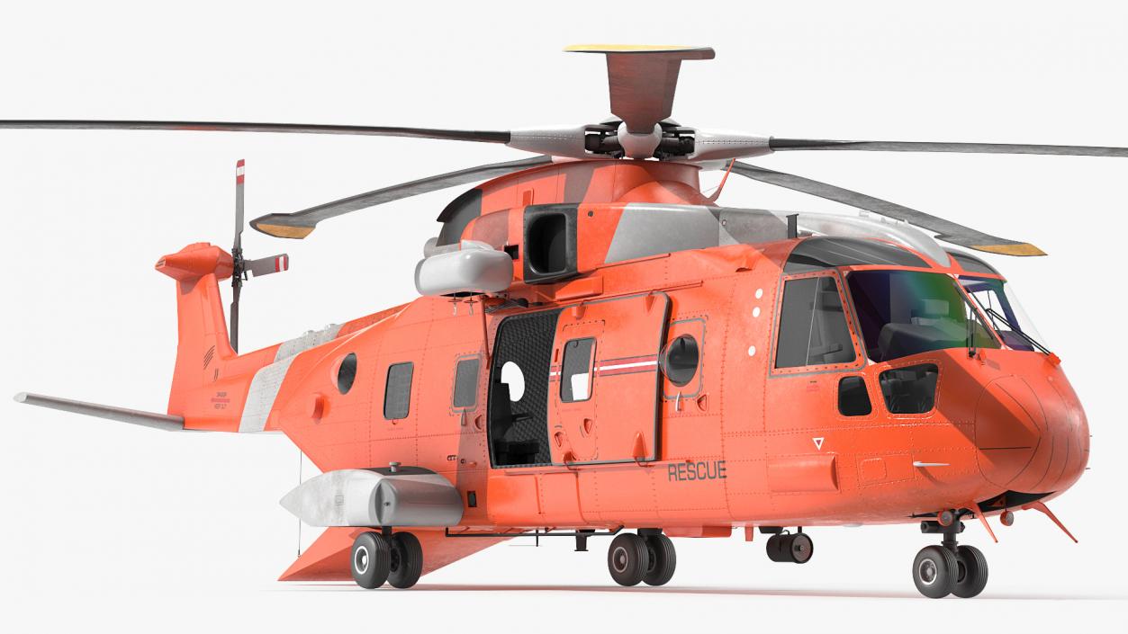 3D Search and Rescue Helicopter model