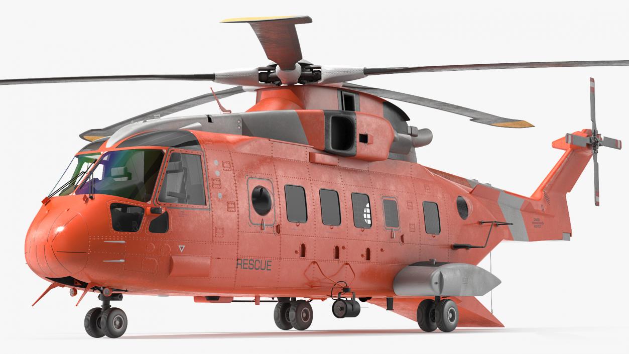 3D Search and Rescue Helicopter model