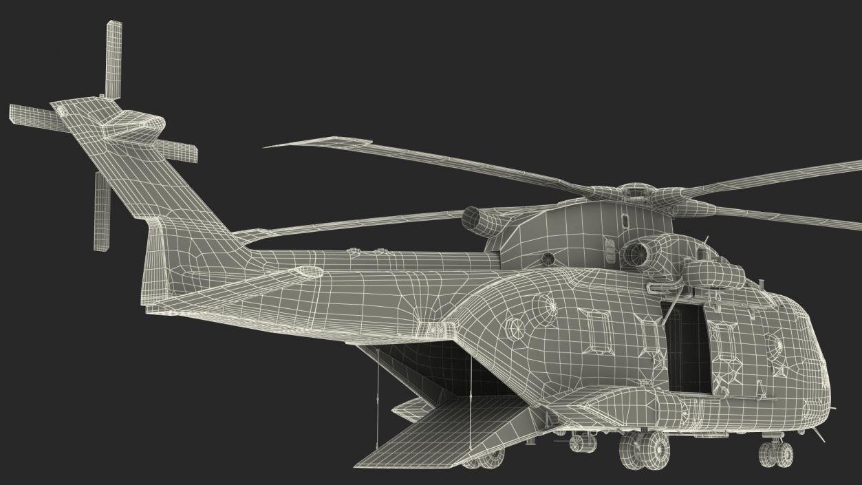 3D Search and Rescue Helicopter model