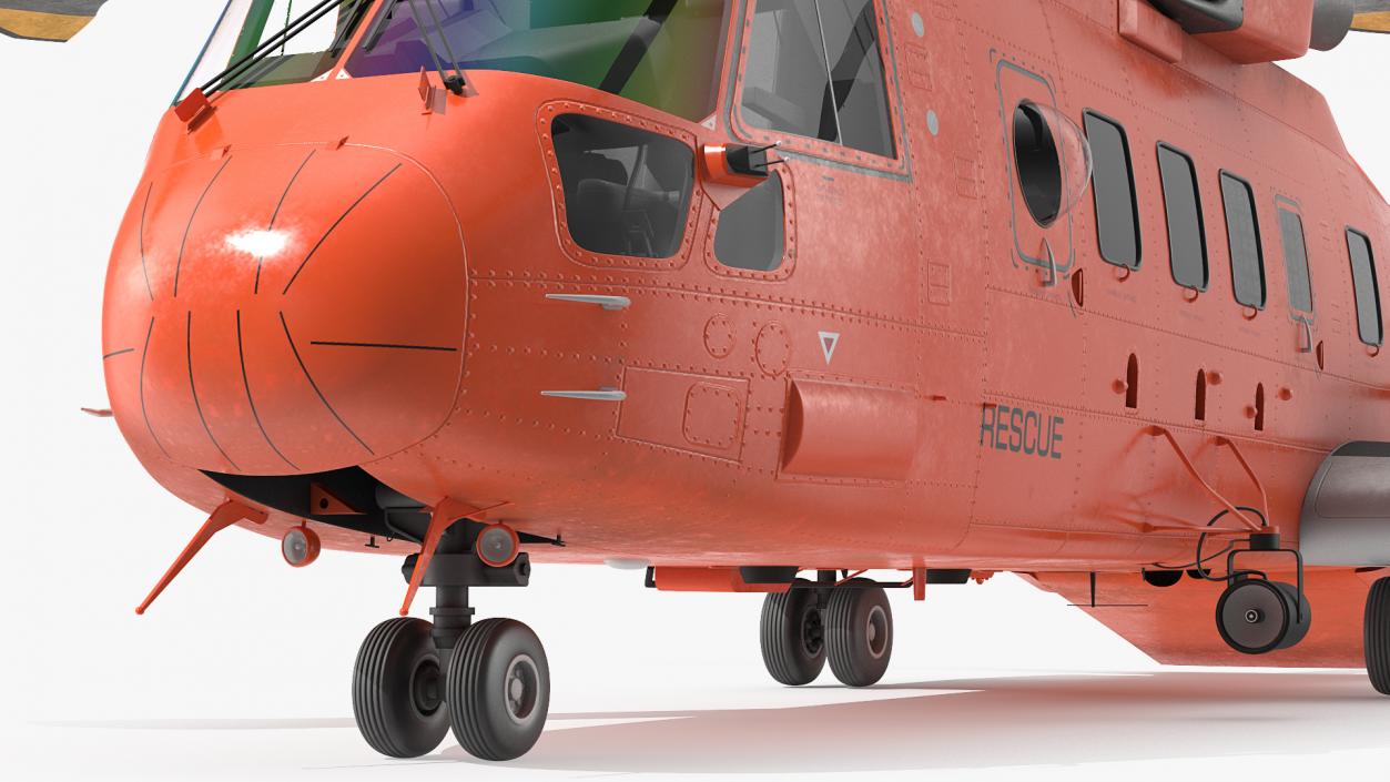 3D Search and Rescue Helicopter model