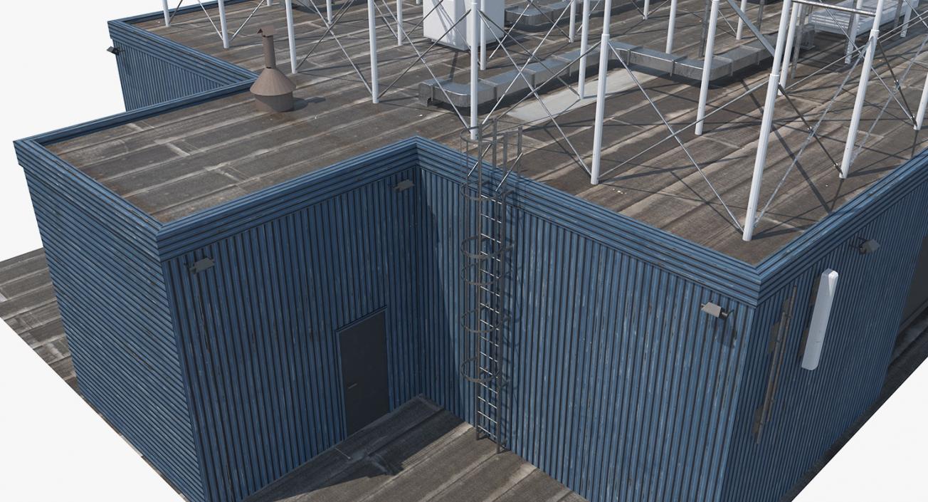 3D Rooftop Radio Transmitters