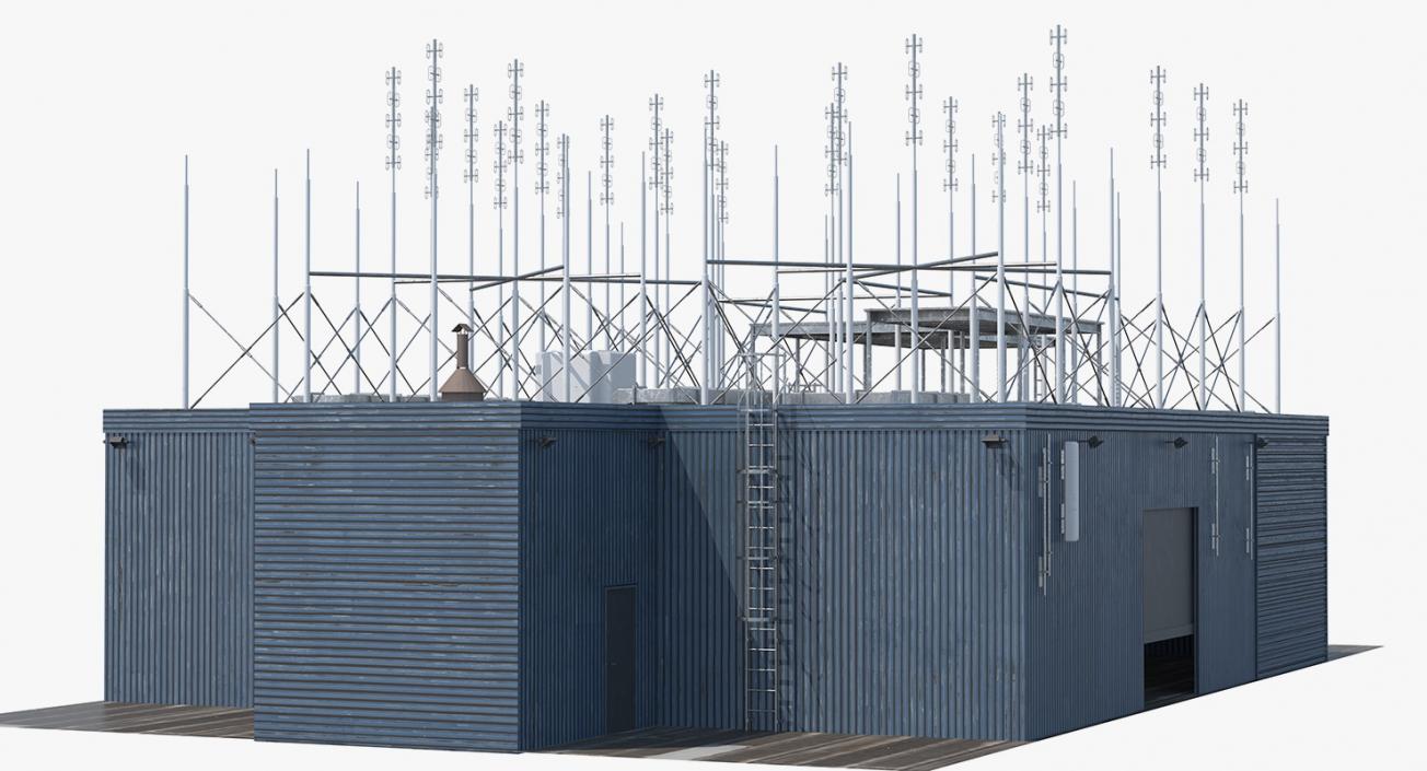 3D Rooftop Radio Transmitters