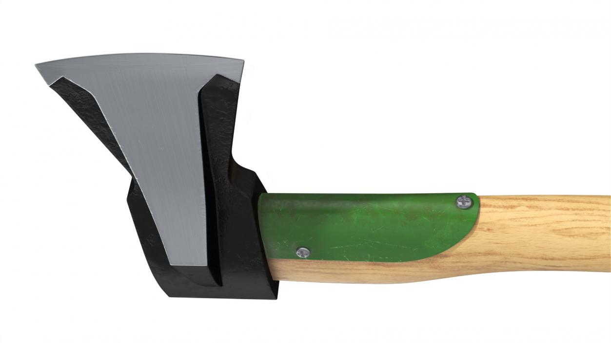 3D Heavy Log Splitting Axe model