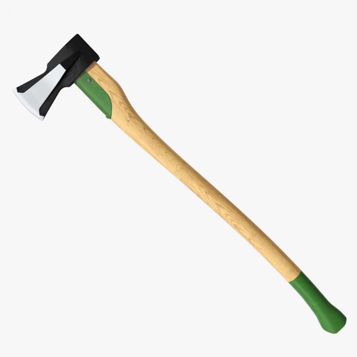 3D Heavy Log Splitting Axe model