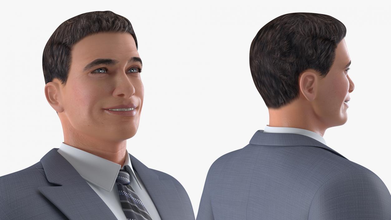 3D model Businessman Standing Pose