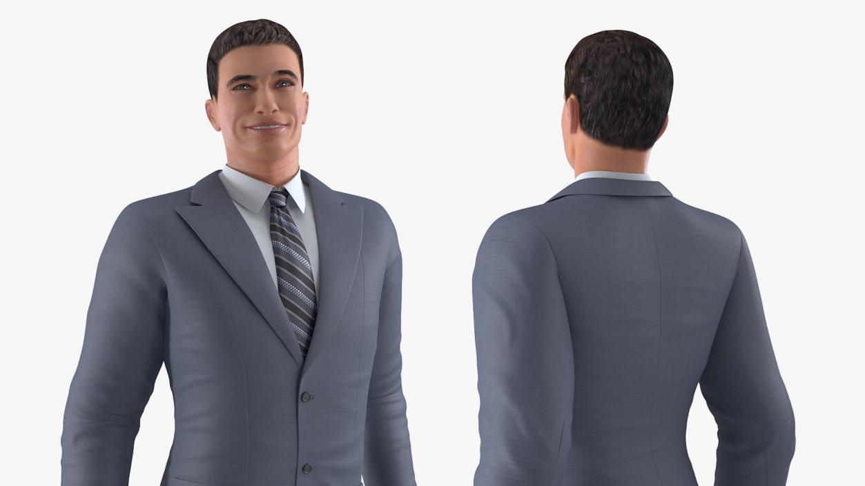 3D model Businessman Standing Pose