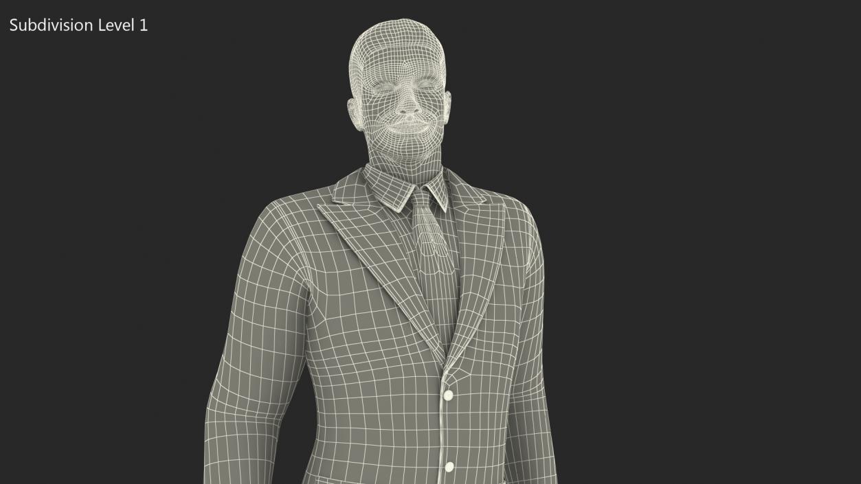 3D model Businessman Standing Pose