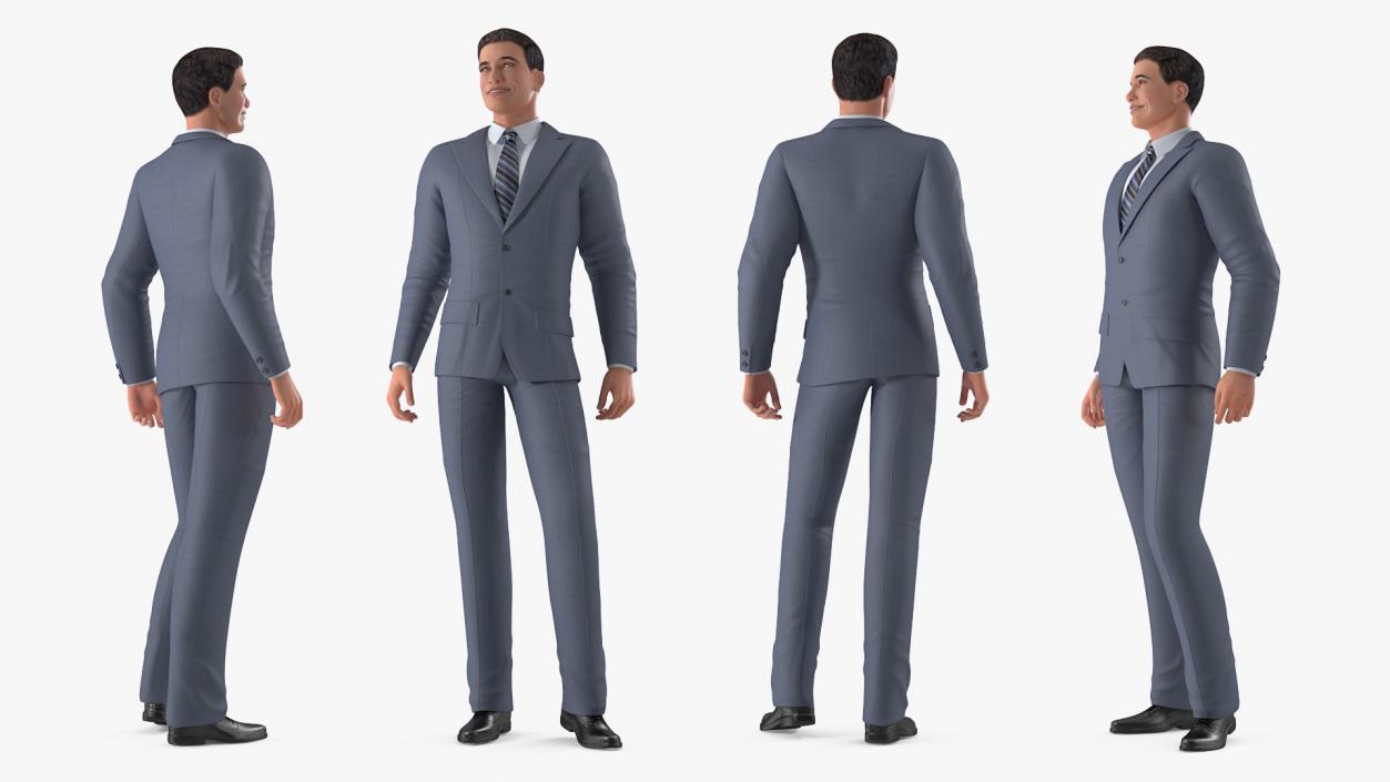 3D model Businessman Standing Pose