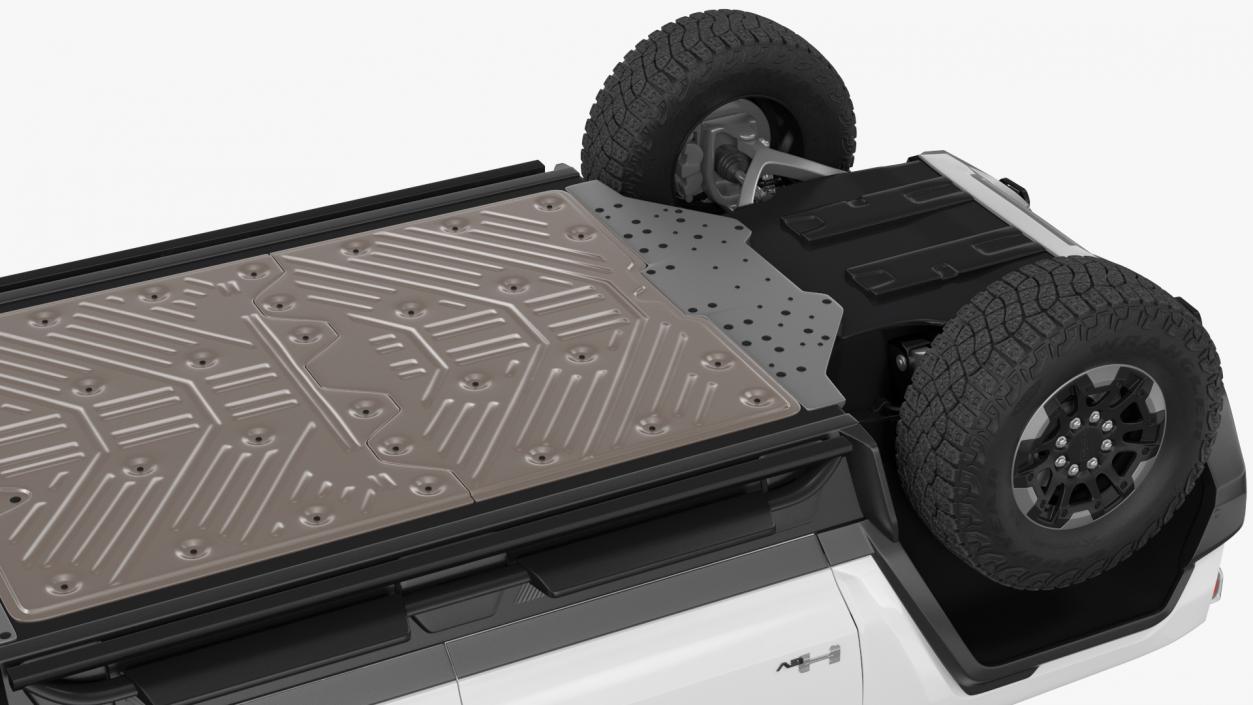 3D 2022 GMC Hummer EV PICKUP Simple Interior