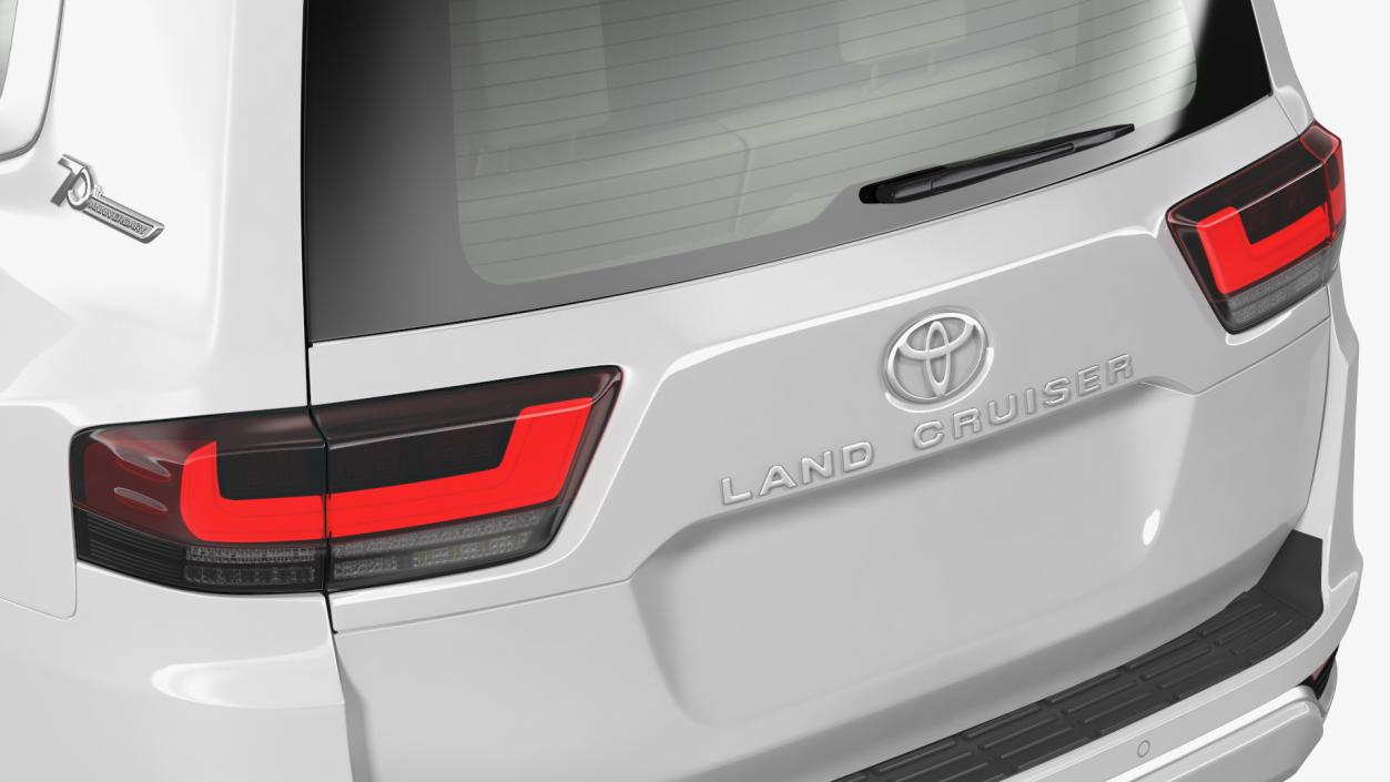 3D Toyota Land Cruiser 2022 Light On model