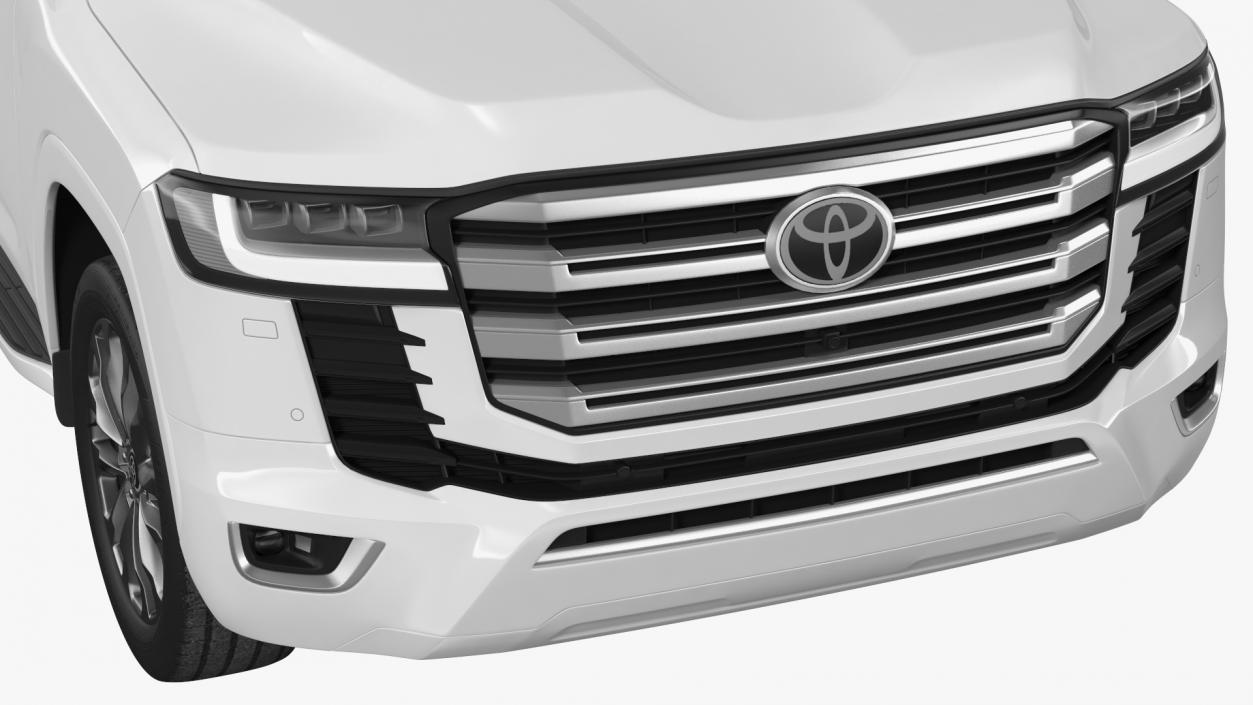 3D Toyota Land Cruiser 2022 Light On model