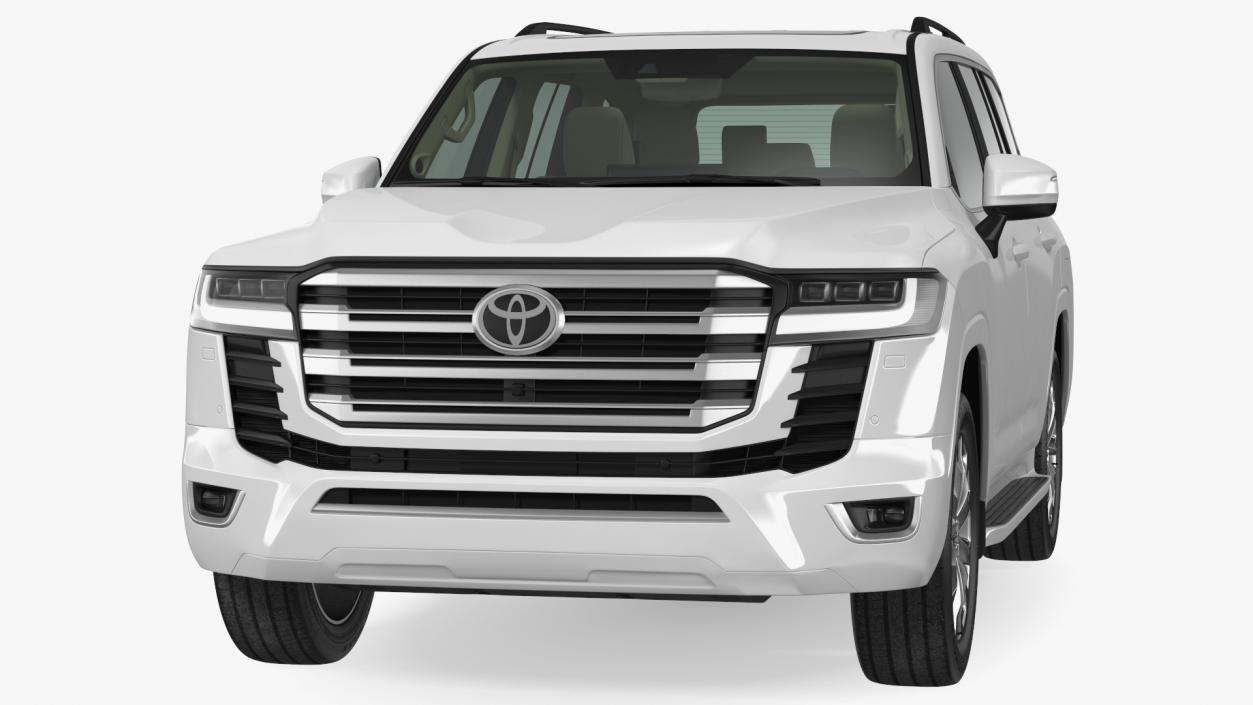 3D Toyota Land Cruiser 2022 Light On model