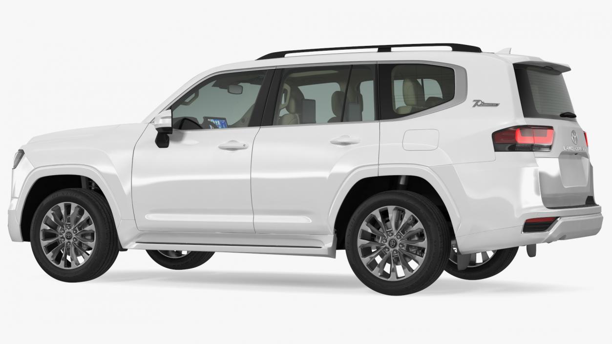 3D Toyota Land Cruiser 2022 Light On model