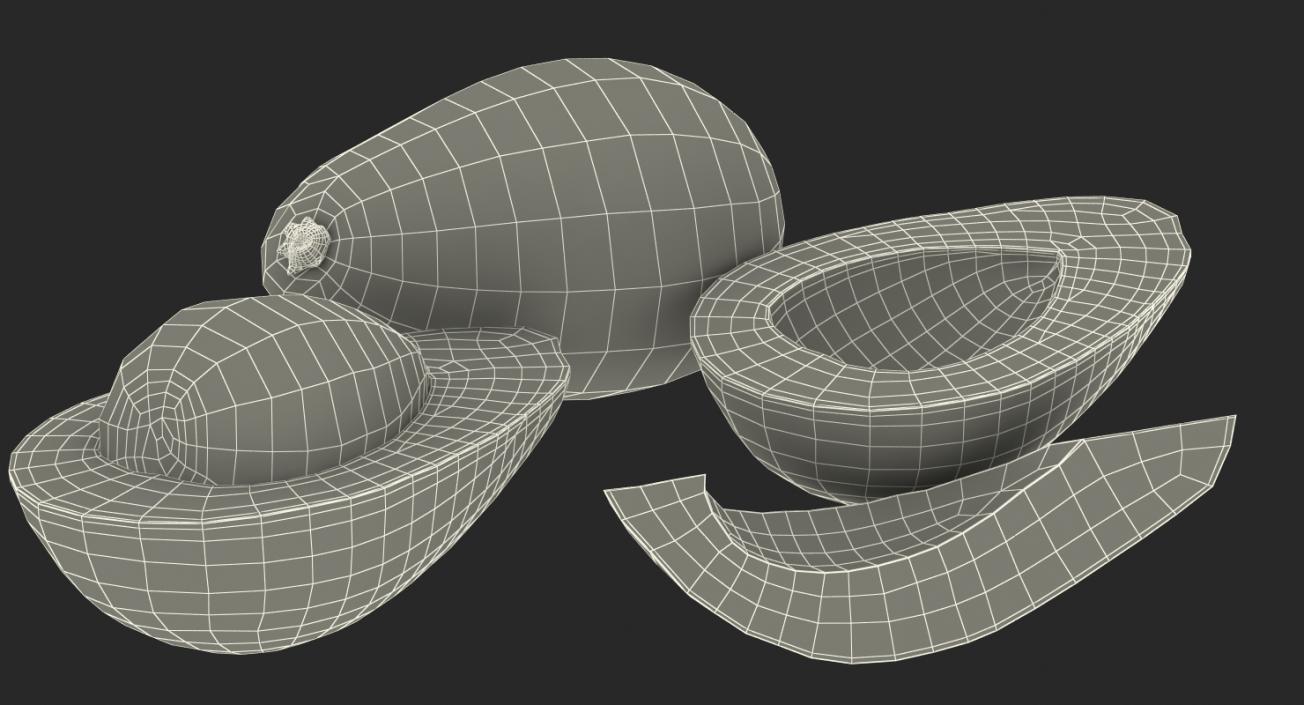 3D Avocado Collection model