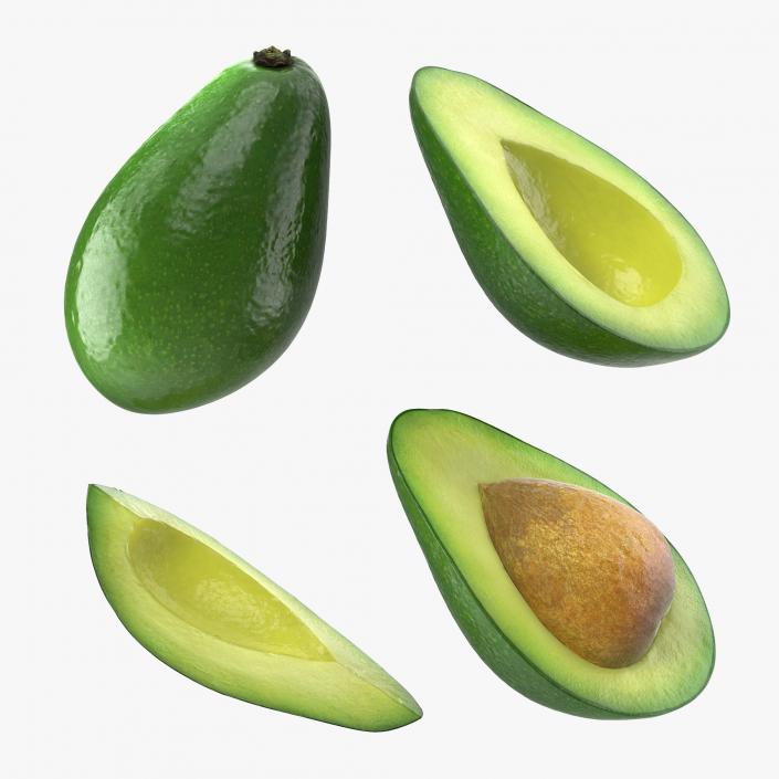 3D Avocado Collection model