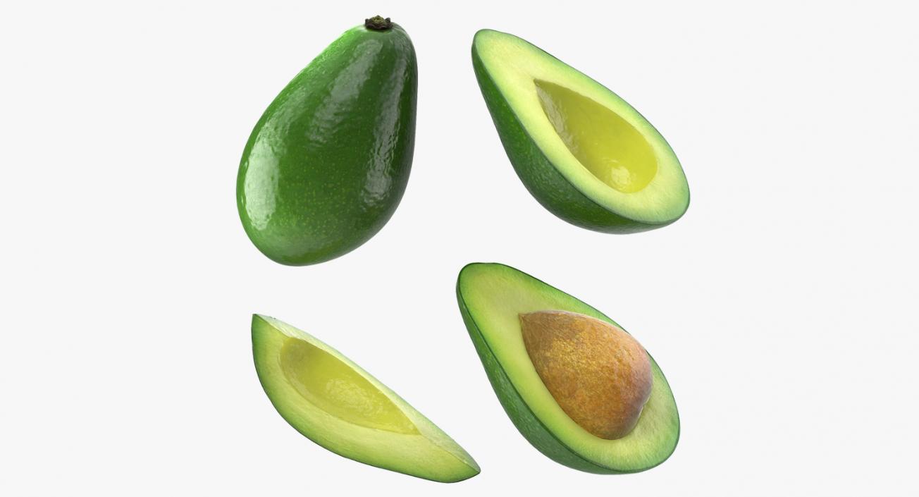 3D Avocado Collection model