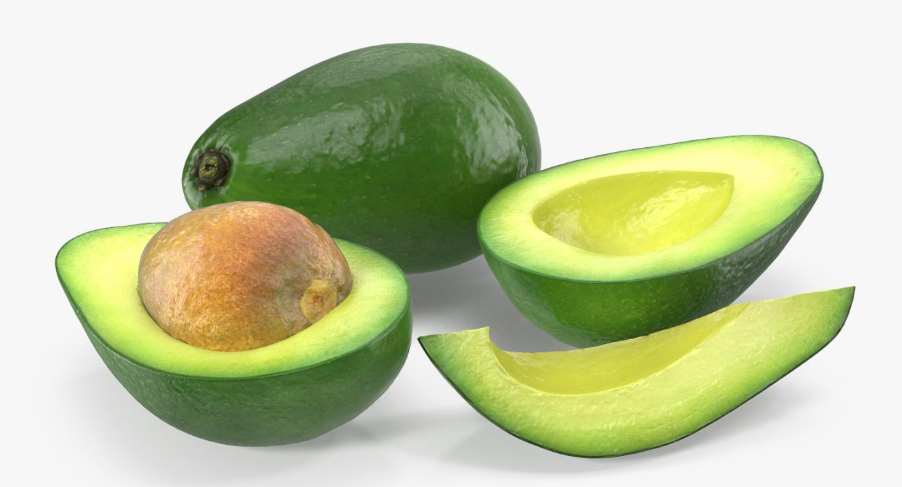 3D Avocado Collection model