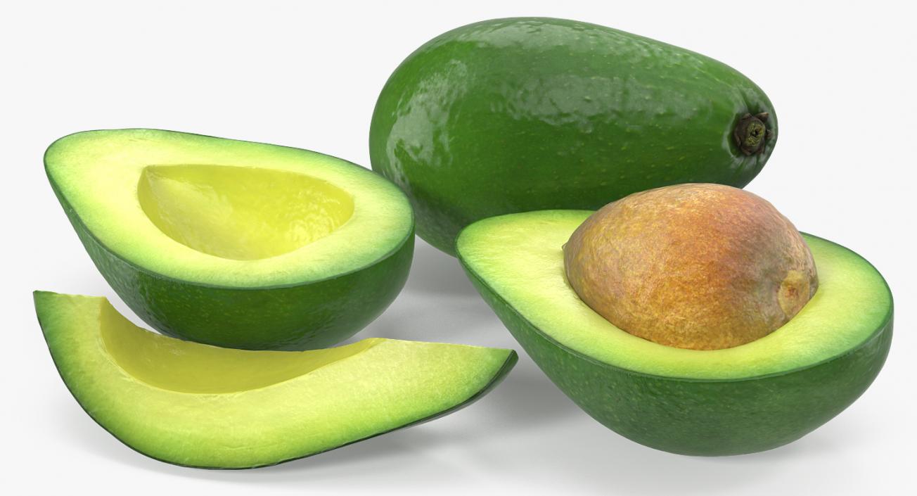 3D Avocado Collection model