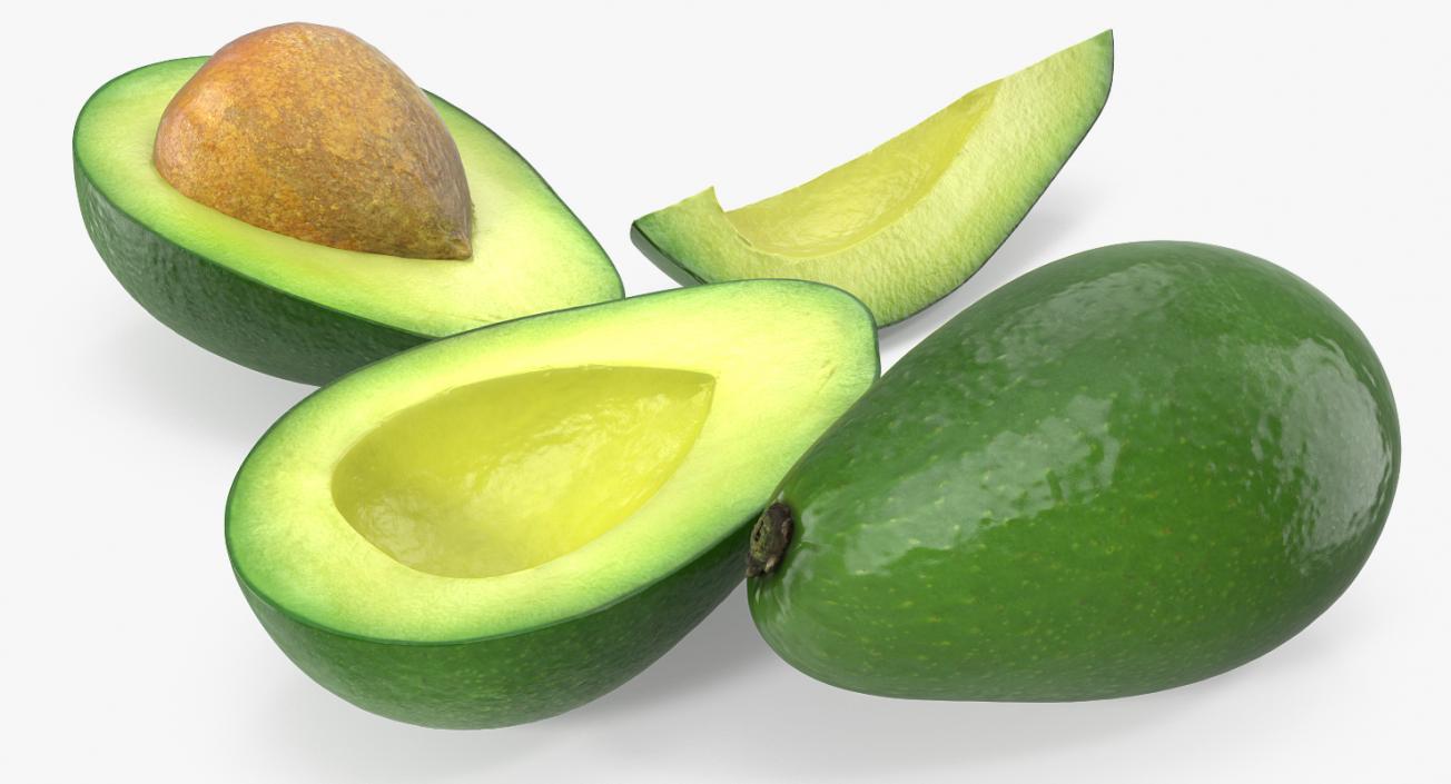 3D Avocado Collection model