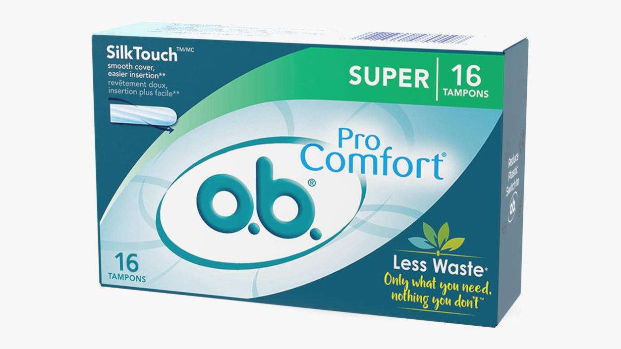 3D Package 16 Tampons OB Pro Comfort model