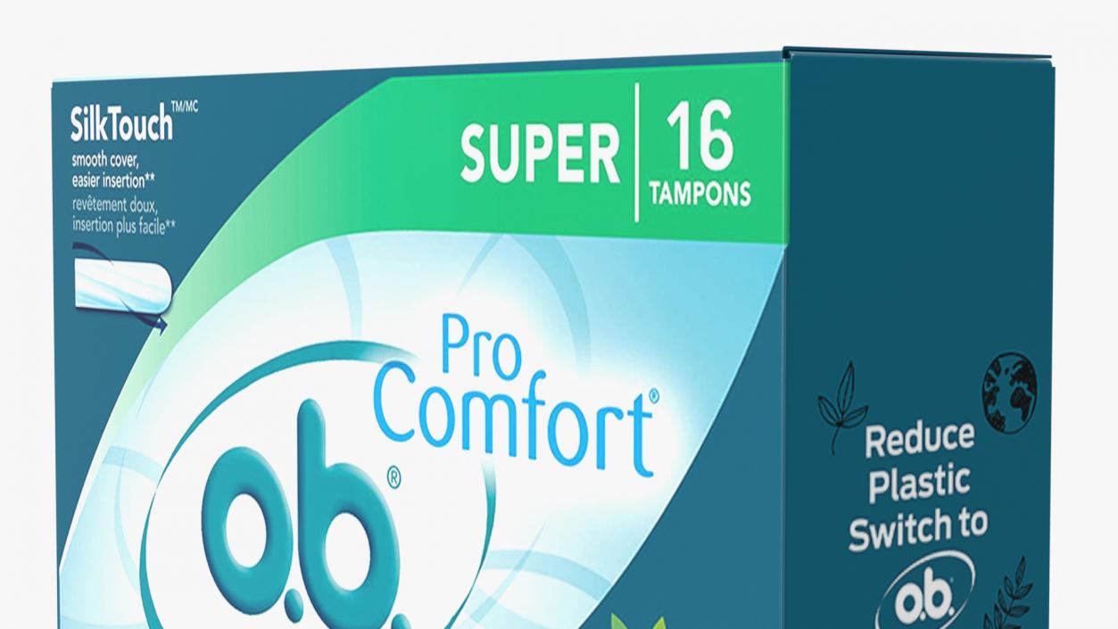 3D Package 16 Tampons OB Pro Comfort model