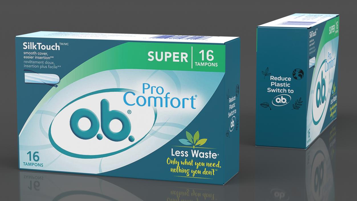 3D Package 16 Tampons OB Pro Comfort model