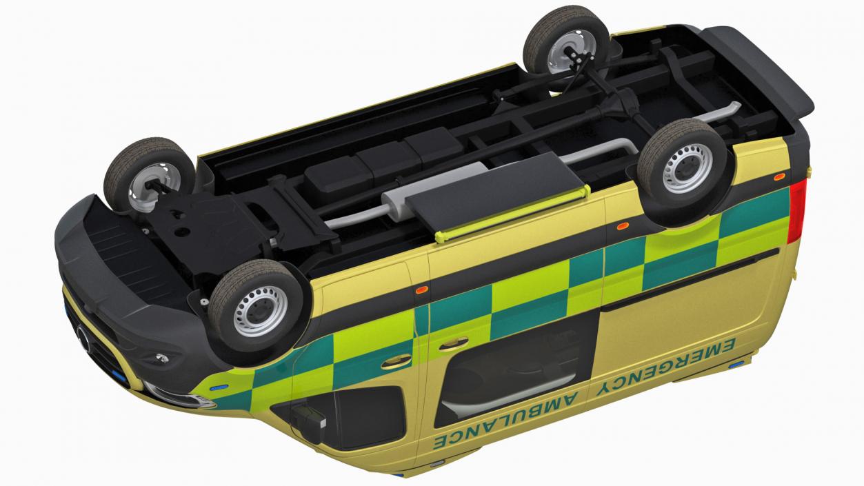 3D Emergency Ambulance Rigged