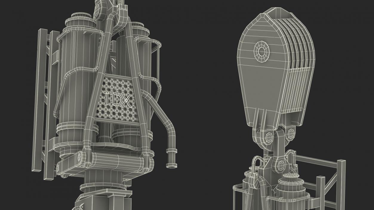 3D Electric Top Drive System for Drilling Rigs model