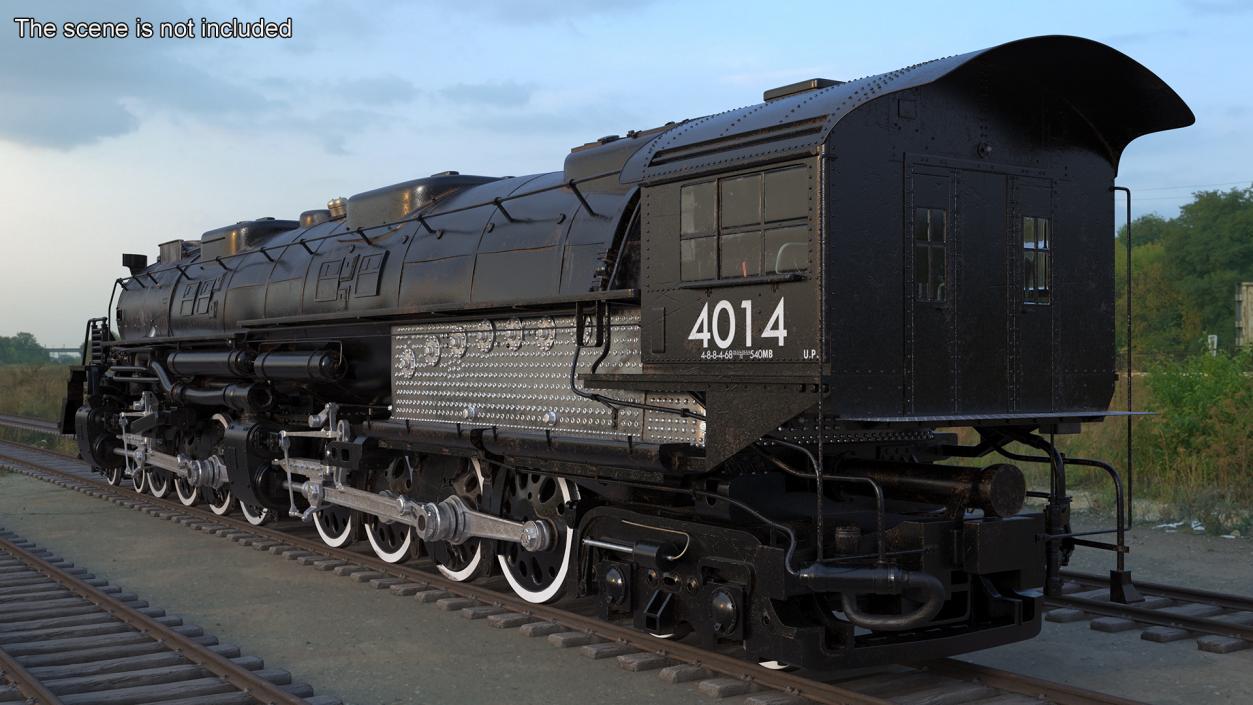 3D model Locomotive Big Boy 2