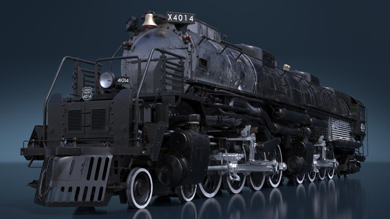 3D model Locomotive Big Boy 2