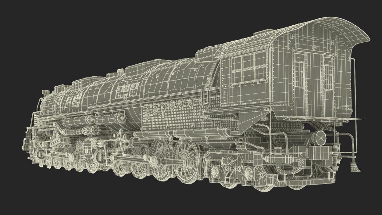 3D model Locomotive Big Boy 2