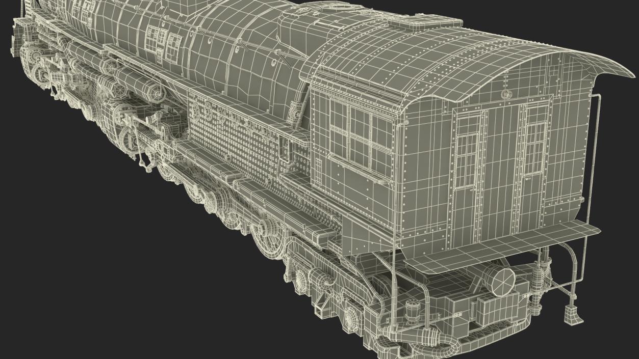 3D model Locomotive Big Boy 2