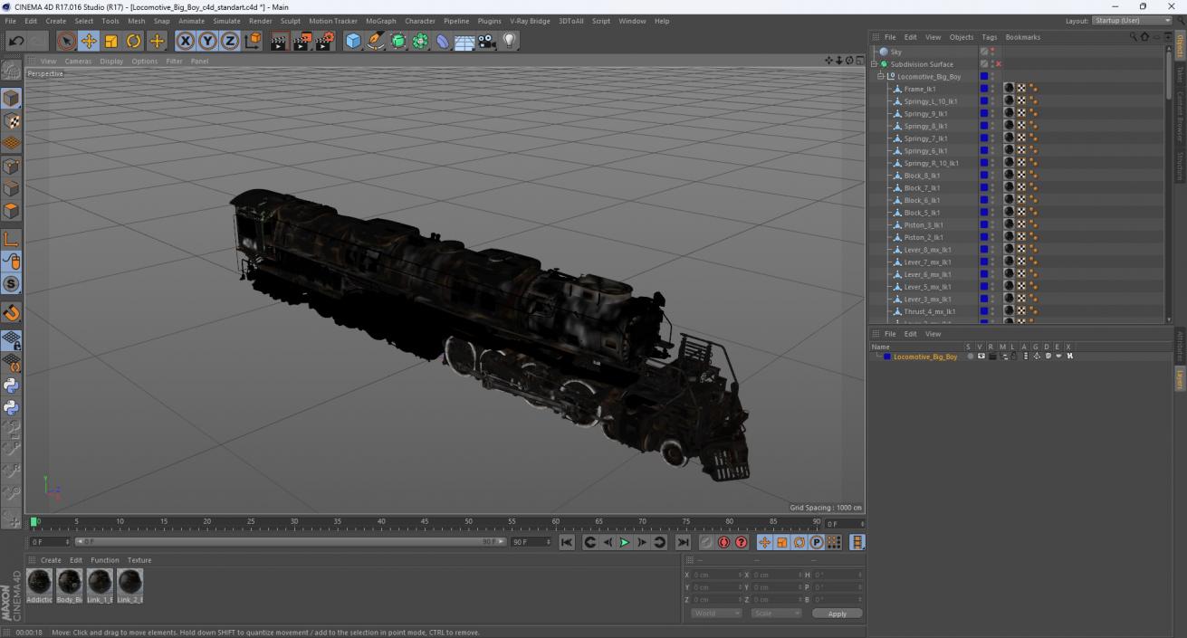 3D model Locomotive Big Boy 2