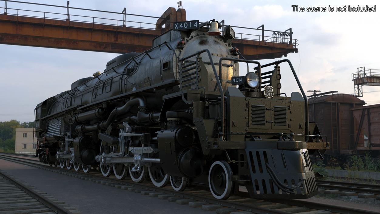 3D model Locomotive Big Boy 2