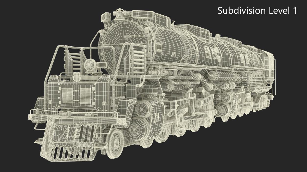 3D model Locomotive Big Boy 2