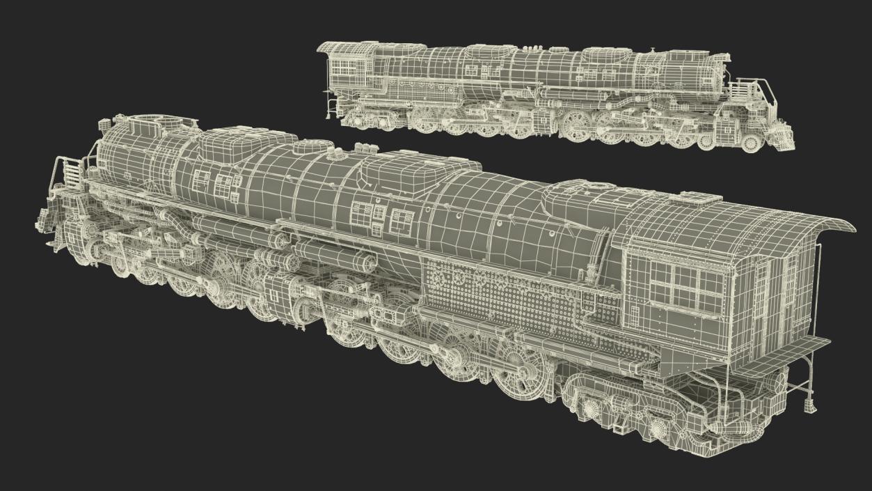 3D model Locomotive Big Boy 2