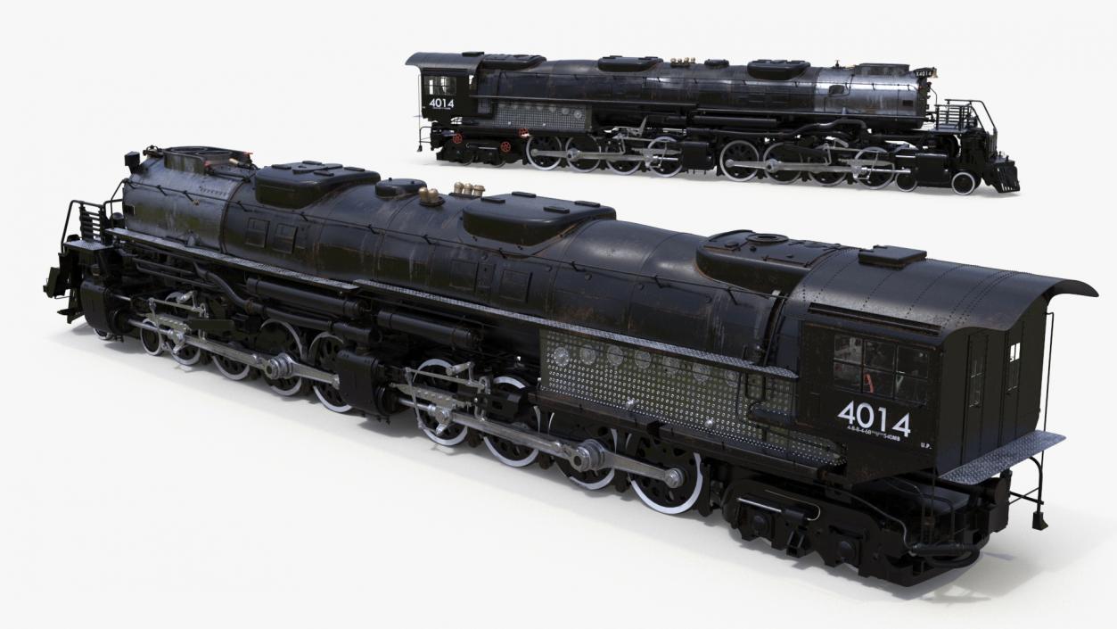 3D model Locomotive Big Boy 2