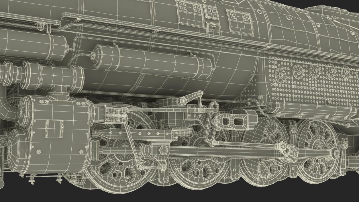 3D model Locomotive Big Boy 2