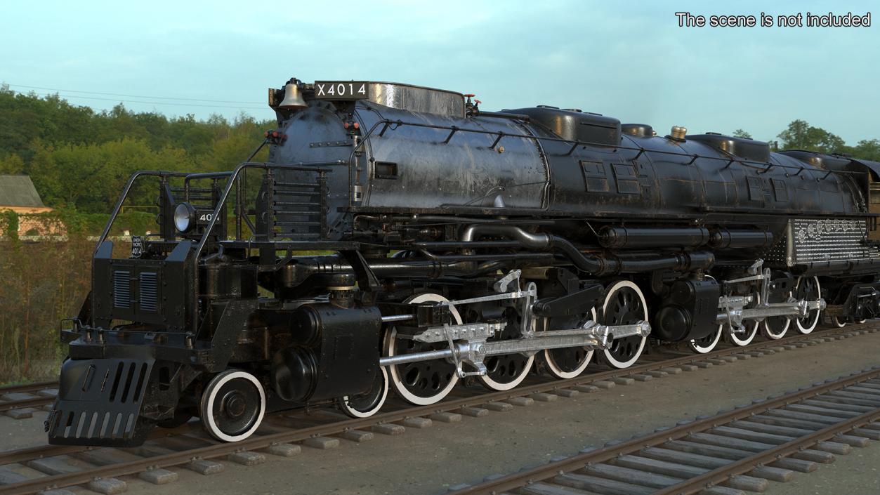 3D model Locomotive Big Boy 2