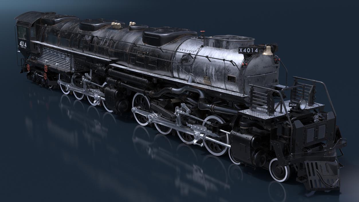 3D model Locomotive Big Boy 2