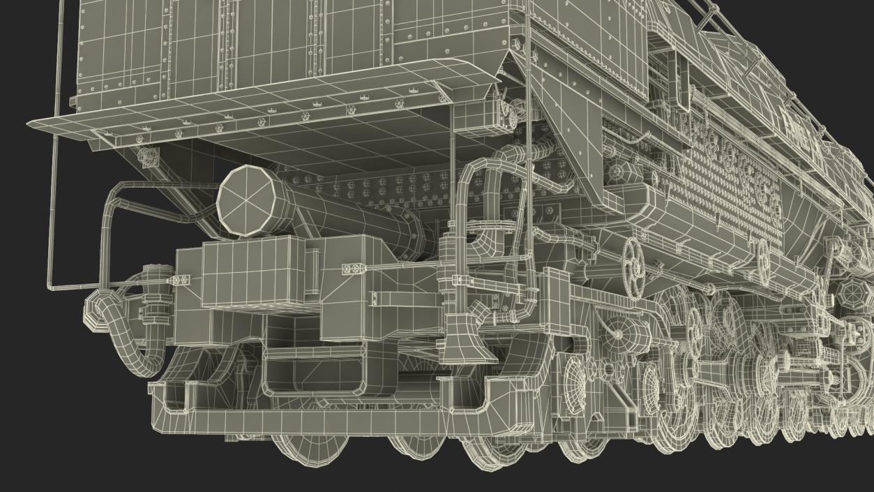 3D model Locomotive Big Boy 2