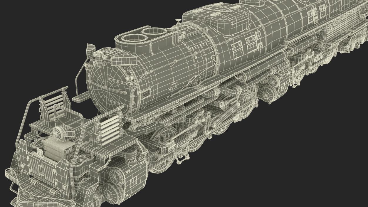 3D model Locomotive Big Boy 2