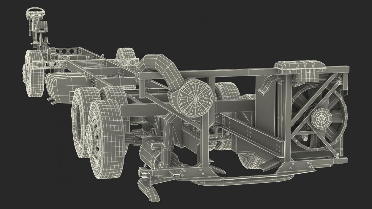 Bus Chassis Generic 3D model