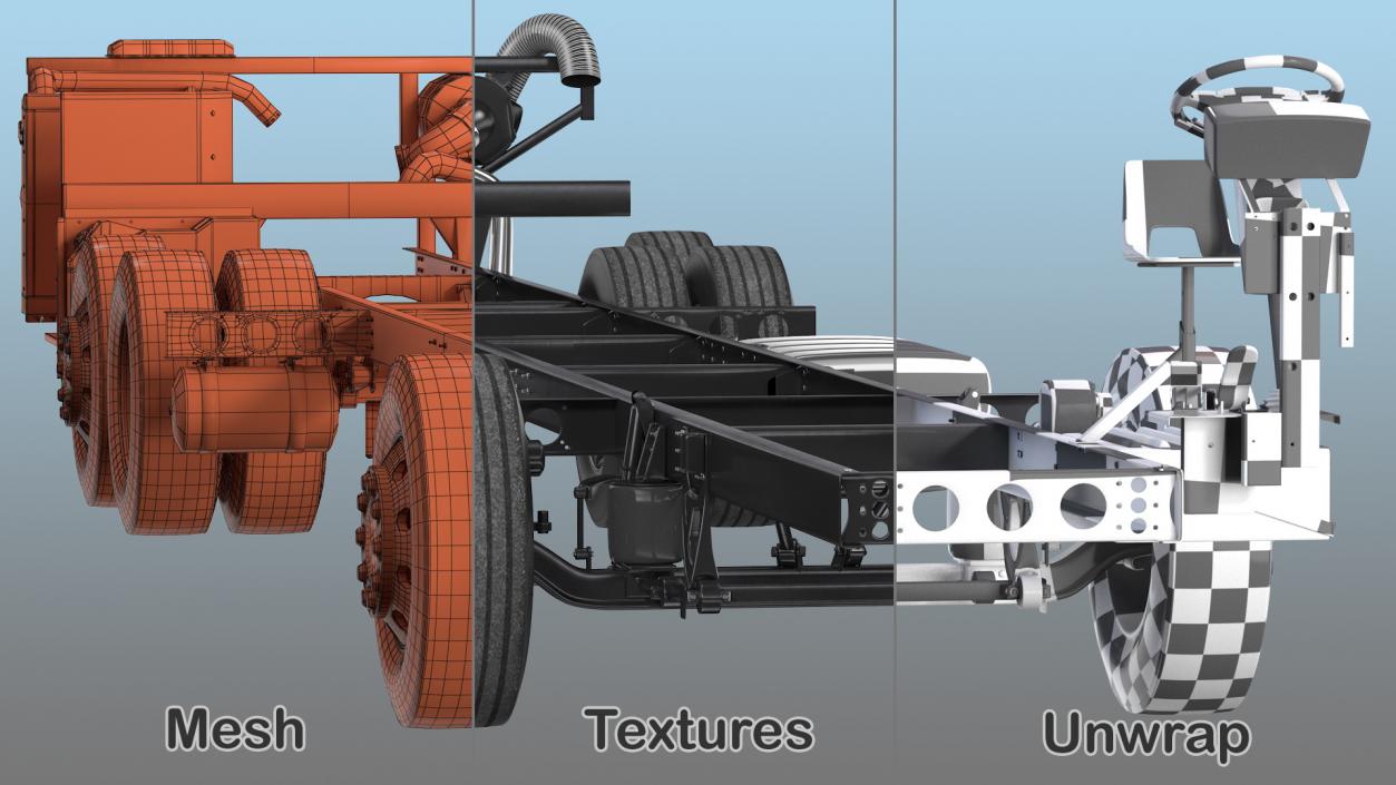 Bus Chassis Generic 3D model