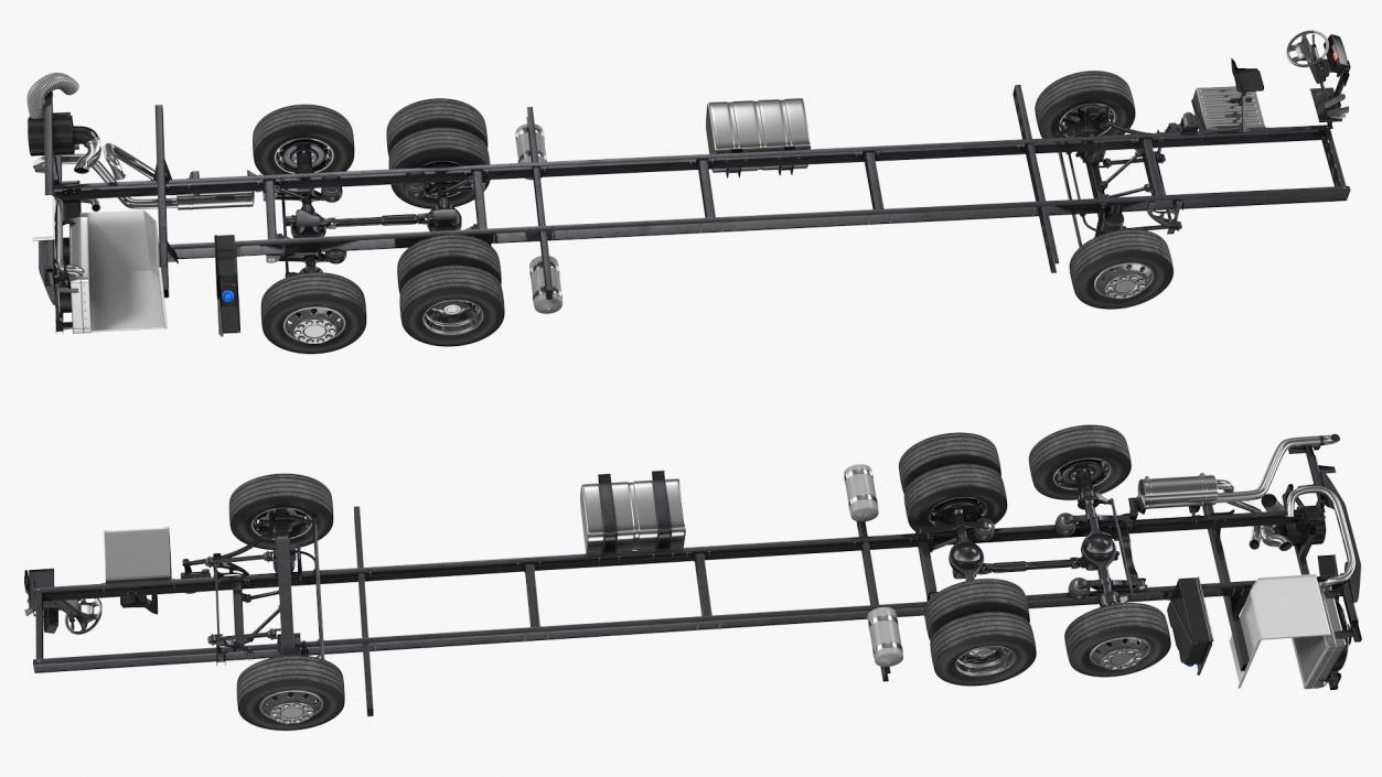 Bus Chassis Generic 3D model