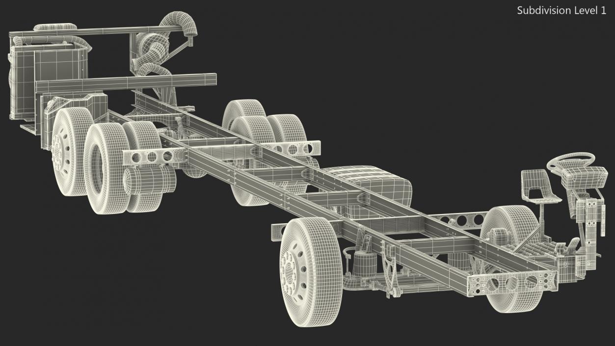 Bus Chassis Generic 3D model