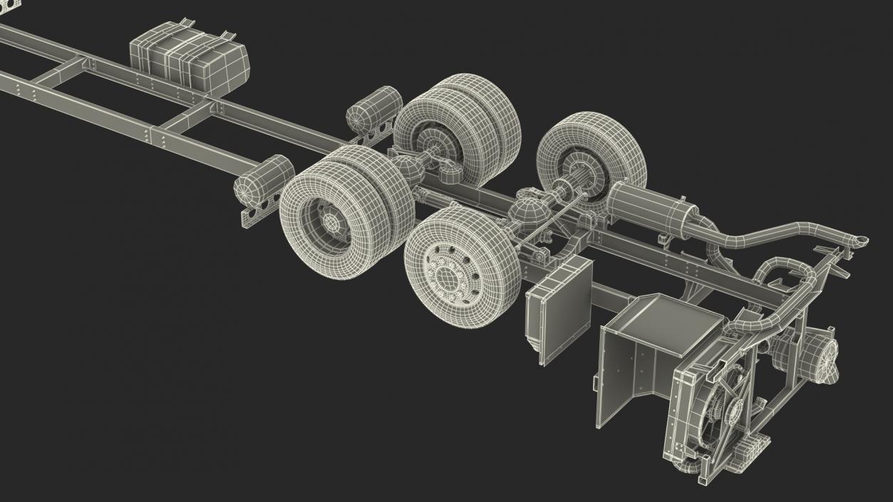 Bus Chassis Generic 3D model