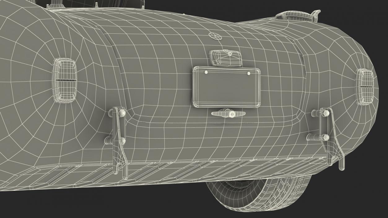 3D Racing Cobra Shelby 1965 Rigged