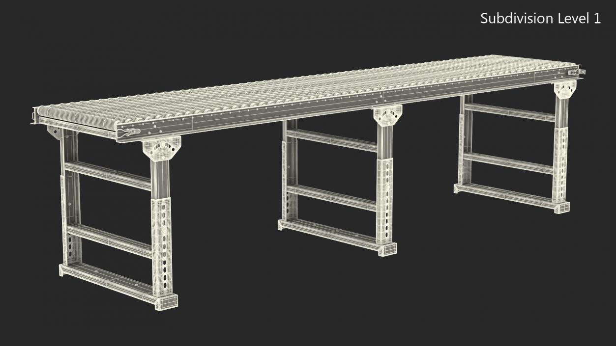 3D Conveyor Roller Stand